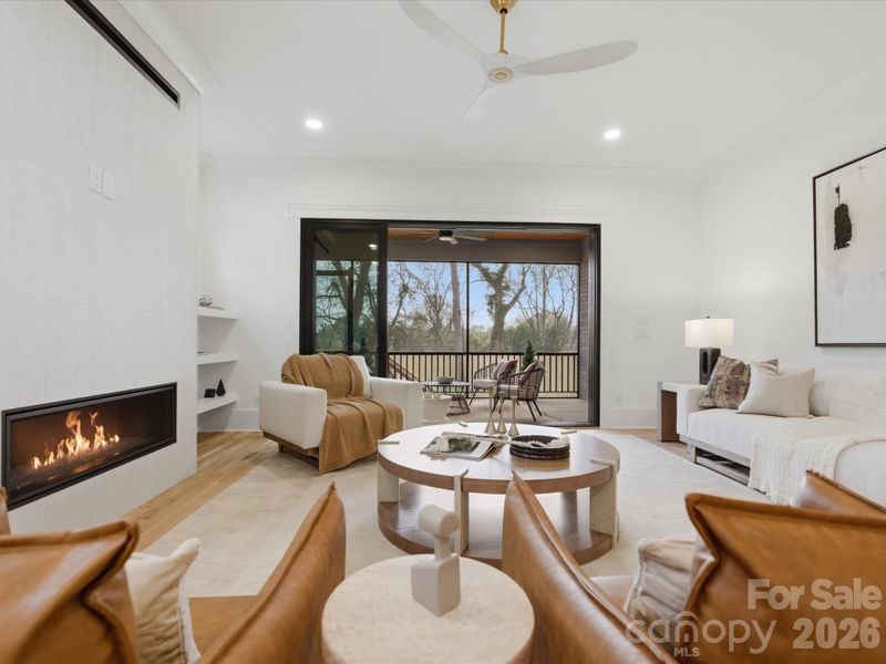 Furnished interior view inside a new home in , Charlotte (Image 16).