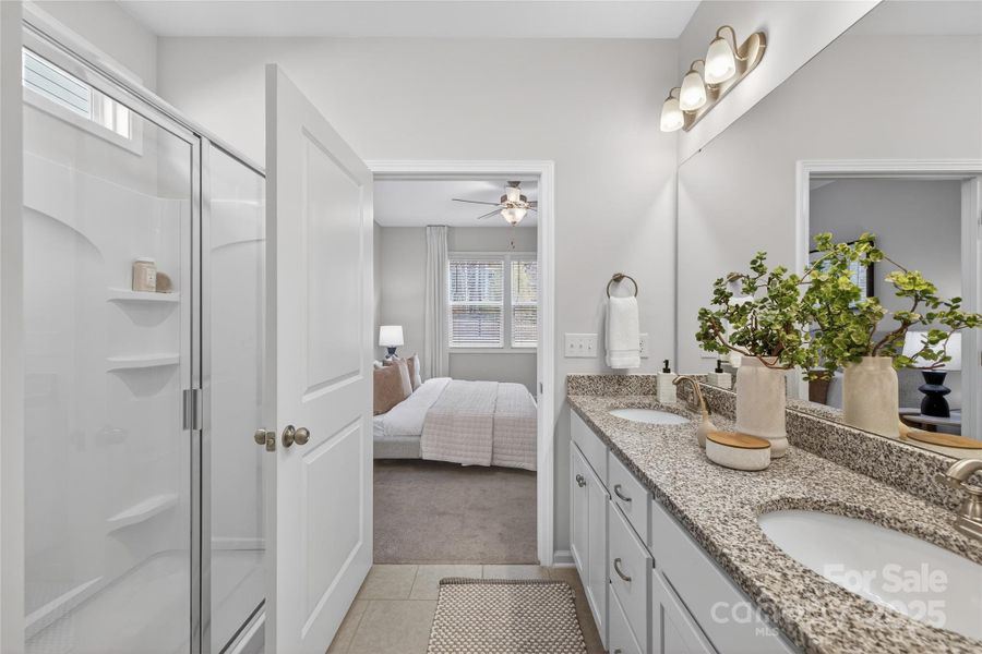 Furnished interior view inside a new home in Villas at Sherrills Ford, Terrell (Image 17).