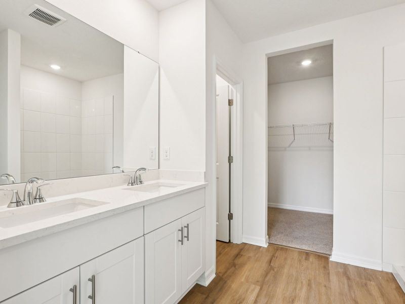 Furnished interior view inside a new home in The Reserve at Van Oaks, Auburndale (Image 7). Furnished interior view inside a new home in The Reserve at Van Oaks, Auburndale (Image 7).
