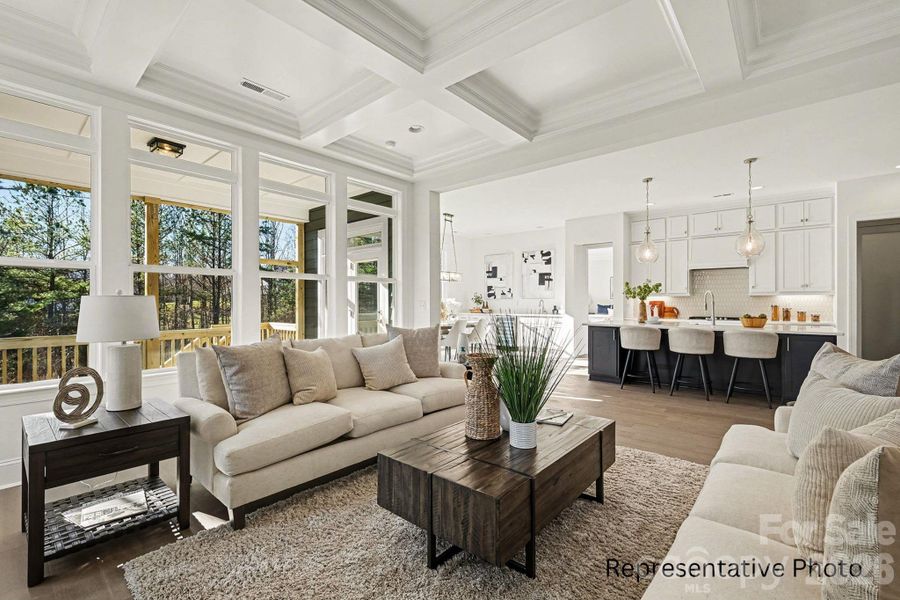 Furnished interior view inside a new home in Shepherds Trace, Clover (Image 30).
