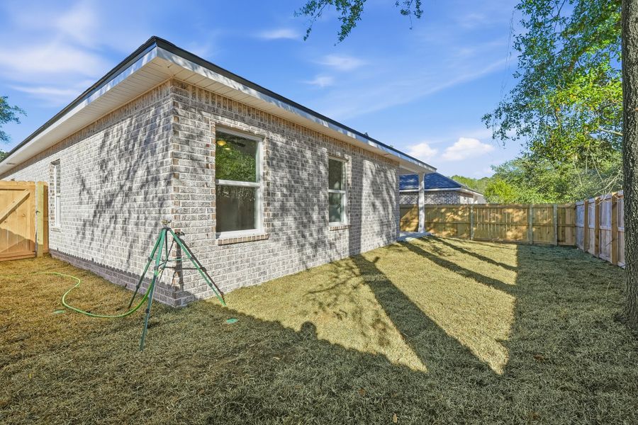 Exterior details and patio area of a home in McCarthy Estates, Defuniak Springs (Image 3). Exterior details and patio area of a home in McCarthy Estates, Defuniak Springs (Image 3).