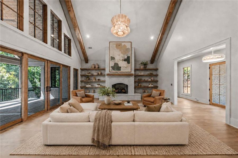 Furnished interior view inside a new home in , Greensboro (Image 47).