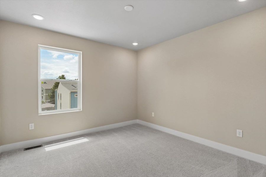 Spacious, unfurnished interior of a new home in Pony Park, Colorado Springs (Image 21). Spacious, unfurnished interior of a new home in Pony Park, Colorado Springs (Image 21).