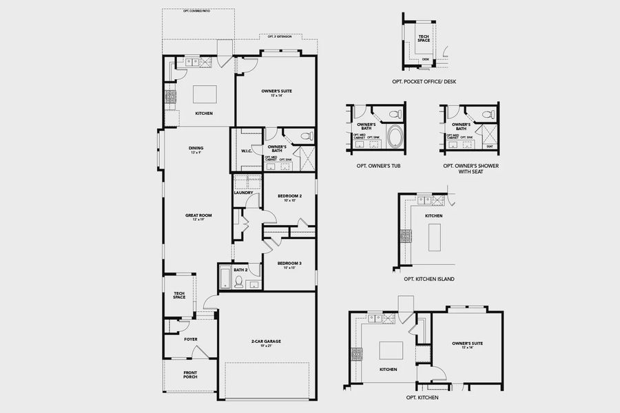 2D floor plan layout of this home in Bel Air Village, Sherman, TX (Image 5). 2D floor plan layout of this home in Bel Air Village, Sherman, TX (Image 5).