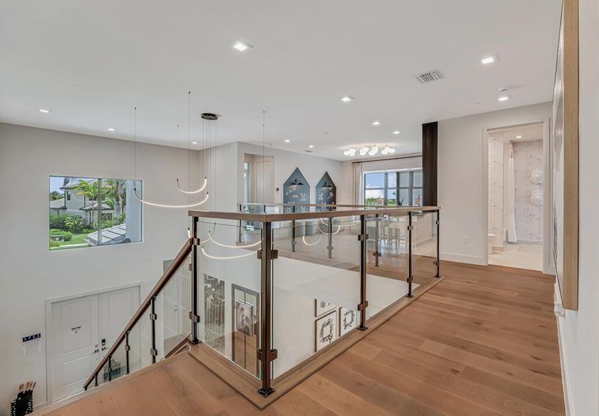 Furnished interior view inside a new home in Apex at Avenir, Palm Beach Gardens (Image 55).