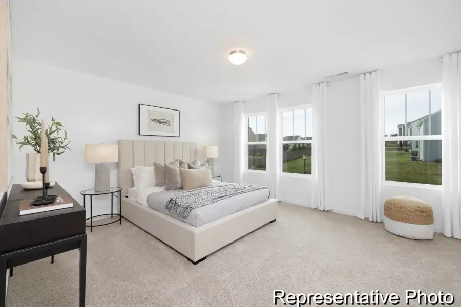 Furnished interior view inside a new home in Nathans Ridge, Lillington (Image 24).
