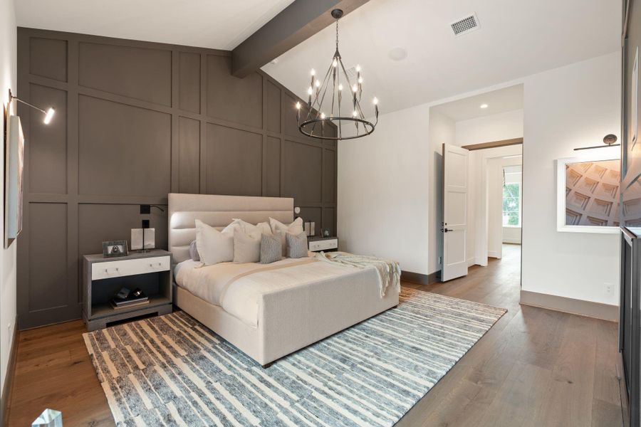 Furnished interior view inside a new home in , Houston (Image 38).