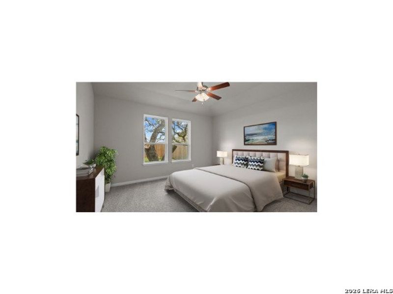 Furnished interior view inside a new home in Hunter's Ranch, San Antonio (Image 5). Furnished interior view inside a new home in Hunter's Ranch, San Antonio (Image 5).