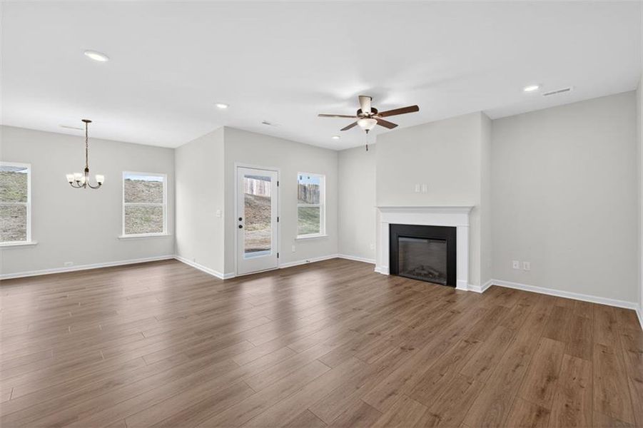 Spacious, unfurnished interior of a new home in Laurel Ridge, Rock Spring (Image 38).