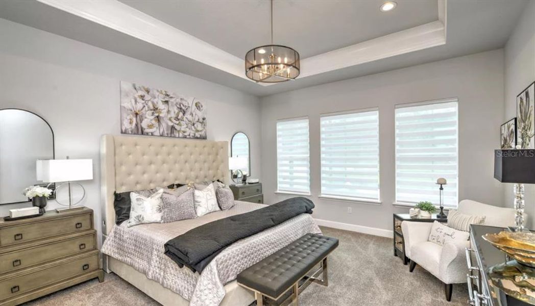 Furnished interior view inside a new home in Plantation Bay, Ormond Beach (Image 15). Furnished interior view inside a new home in Plantation Bay, Ormond Beach (Image 15).