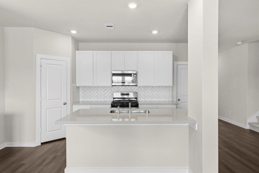 Furnished interior view inside a new home in Windrose Green, Angleton (Image 8).