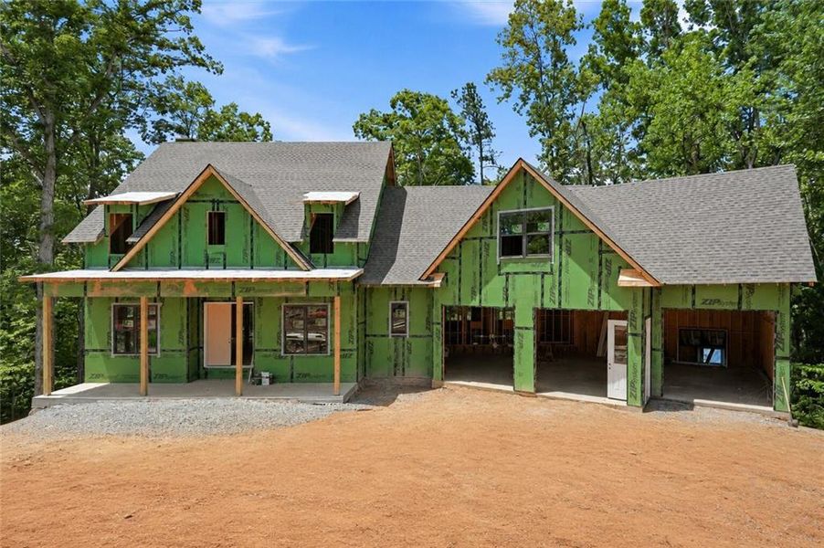 In-progress construction of a new home in , Alpharetta, GA (Image 32). In-progress construction of a new home in , Alpharetta, GA (Image 32).