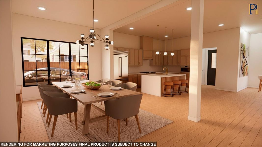 Furnished interior view inside a new home in , Katy (Image 7).