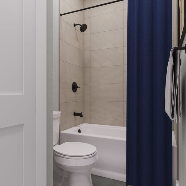 Representative furnished interior of a home built from the Veneto by Tri Pointe Homes in Legacy Grove, Montgomery (Image 10).