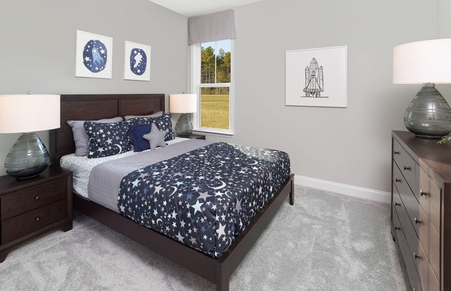 Representative furnished interior of a home built from the Marigold by Pulte Homes in Long Savanna, Charleston (Image 11).