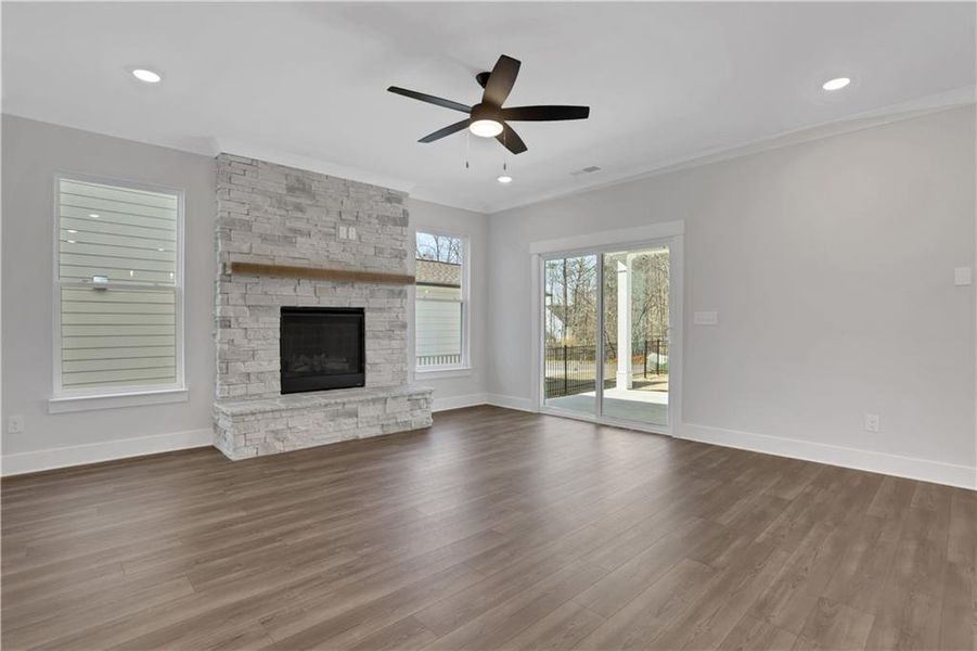 Spacious, unfurnished interior of a new home in Marble Tree, Ball Ground (Image 43).