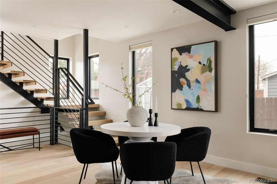 Furnished interior view inside a new home in , Denver (Image 11).