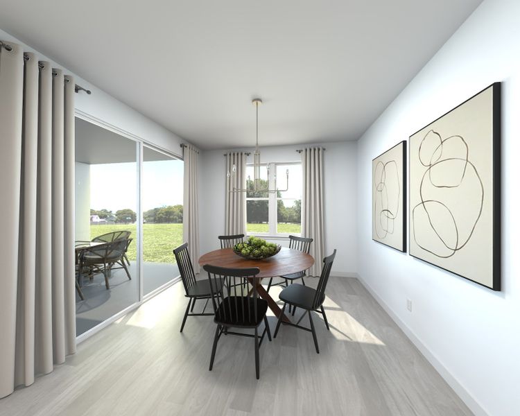 Furnished interior view inside a new home in Magnolia Bay - Reserve Series, Nokomis (Image 6). Furnished interior view inside a new home in Magnolia Bay - Reserve Series, Nokomis (Image 6).