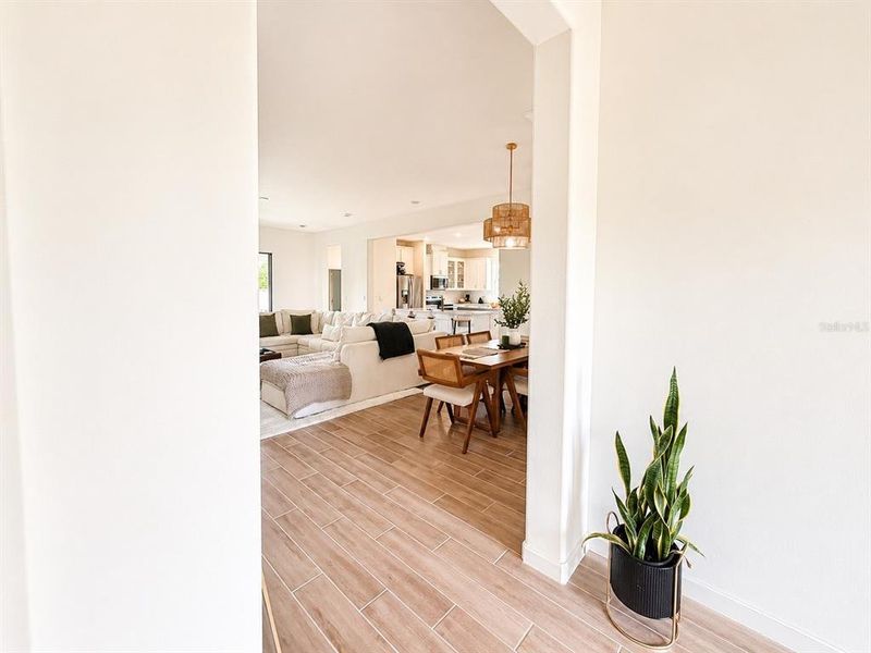 Furnished interior view inside a new home in Crystal Bay Estates, Grant-Valkaria (Image 26).