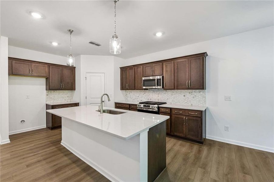 Furnished interior view inside a new home in The Estates at Casteel, Bethlehem (Image 5).
