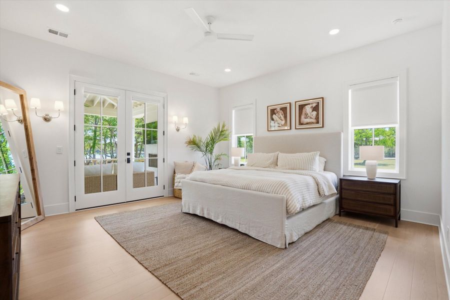 Furnished interior view inside a new home in , Wadmalaw Island (Image 46).