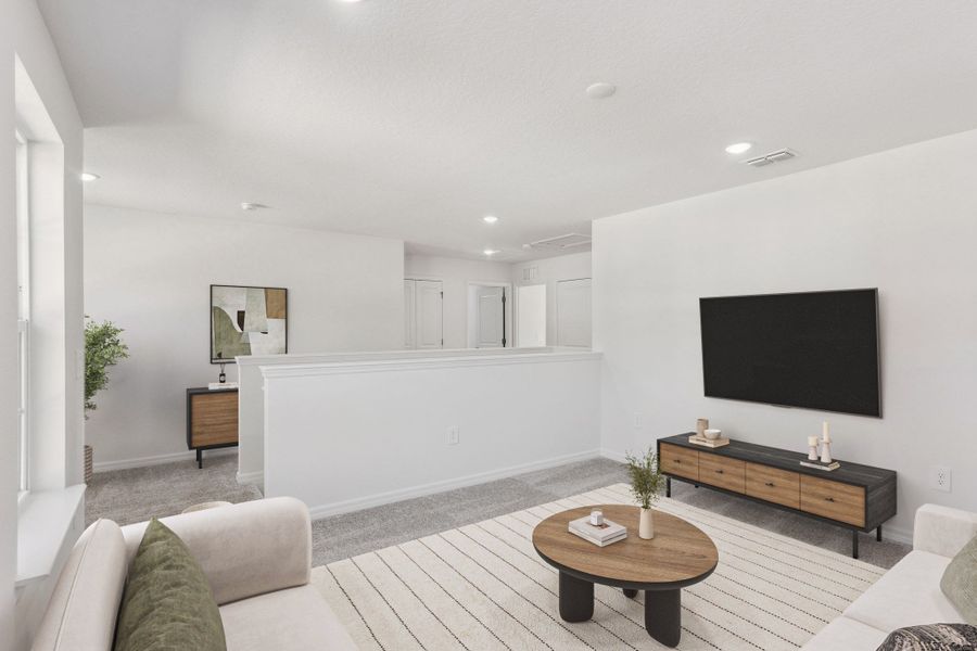 Furnished interior view inside a new home in Estes Reserve, Eustis (Image 14).