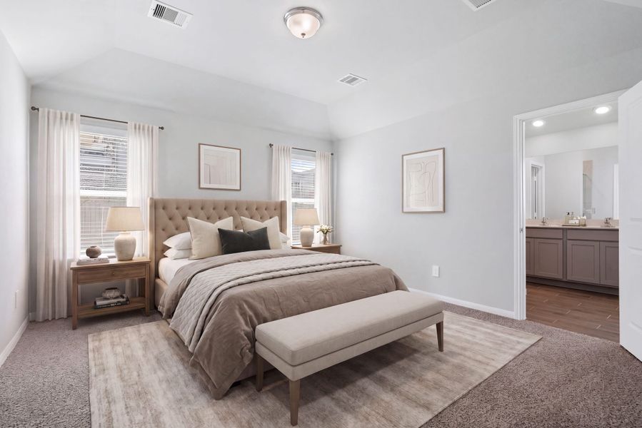 Furnished interior view inside a new home in Montgomery Ridge, Montgomery (Image 7).