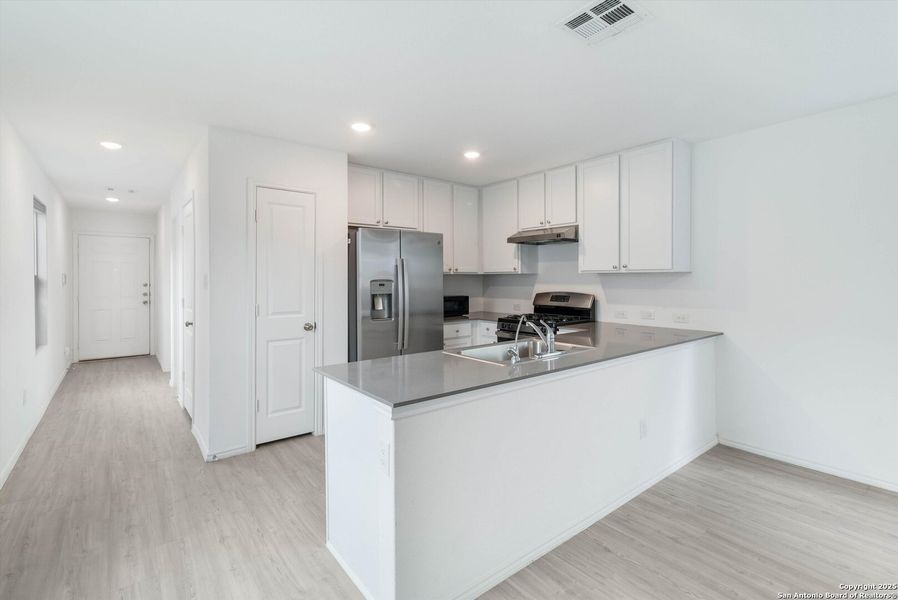 Furnished interior view inside a new home in , San Antonio (Image 6). Furnished interior view inside a new home in , San Antonio (Image 6).