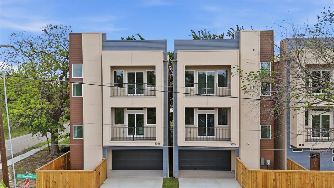 Brand new luxury townhomes within walking distance of University of Houston including studio apartment on first level with separate, private entrance!