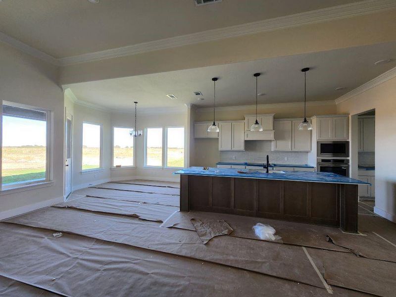 In-progress construction of a new home in Rocky Top, Krum, TX (Image 11). In-progress construction of a new home in Rocky Top, Krum, TX (Image 11).