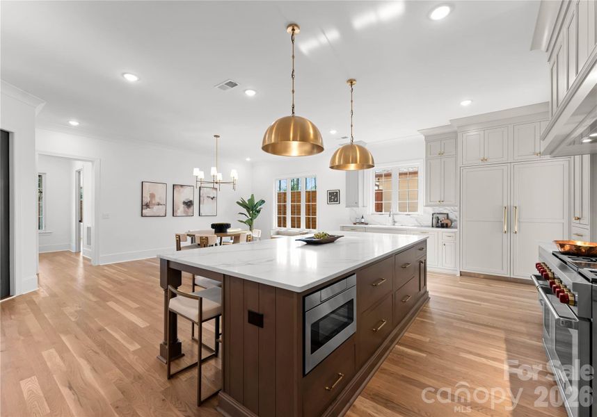 Furnished interior view inside a new home in , Charlotte (Image 29).