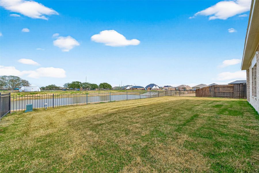 Exterior details and patio area of a home in Arabella on the Prairie, Richmond (Image 28).