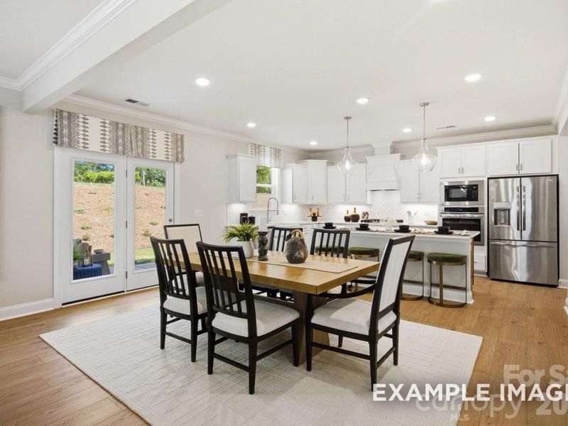 Furnished interior view inside a new home in Windgate, Mooresville (Image 7).