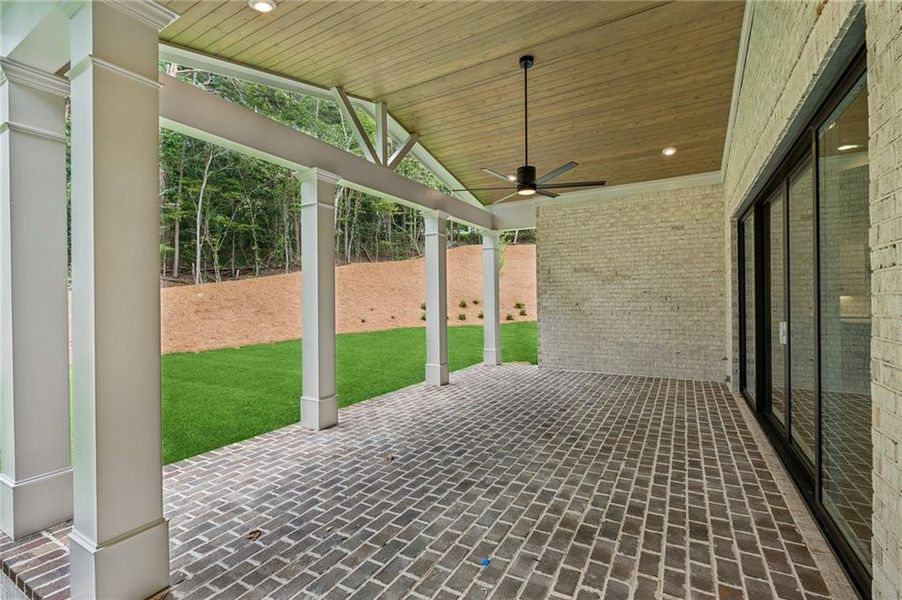 Exterior details and patio area of a home in , Cumming (Image 35).