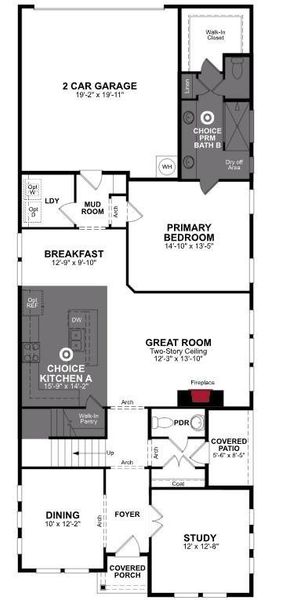 Beazer Homes Wildflower Ranch Marathon floorplan. Beazer Homes Wildflower Ranch Marathon floorplan.