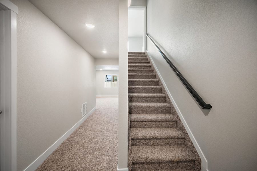 Spacious, unfurnished interior of a new home in Aspen Ranch, Fountain (Image 31). Spacious, unfurnished interior of a new home in Aspen Ranch, Fountain (Image 31).
