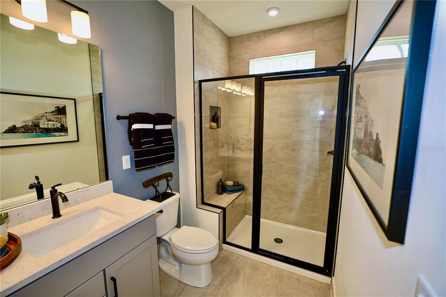 Furnished interior view inside a new home in Parkview at Hamlin, Winter Garden (Image 10).