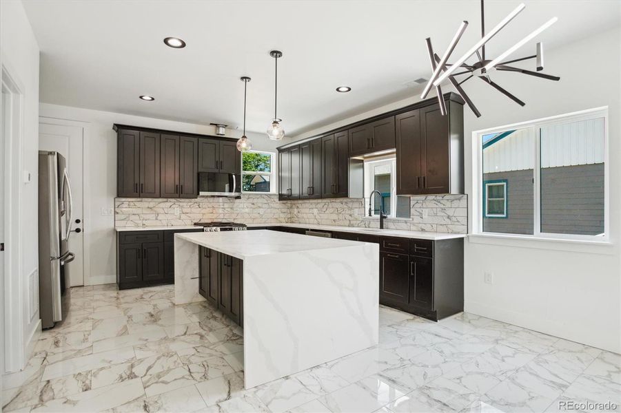 Furnished interior view inside a new home in , Denver (Image 9).