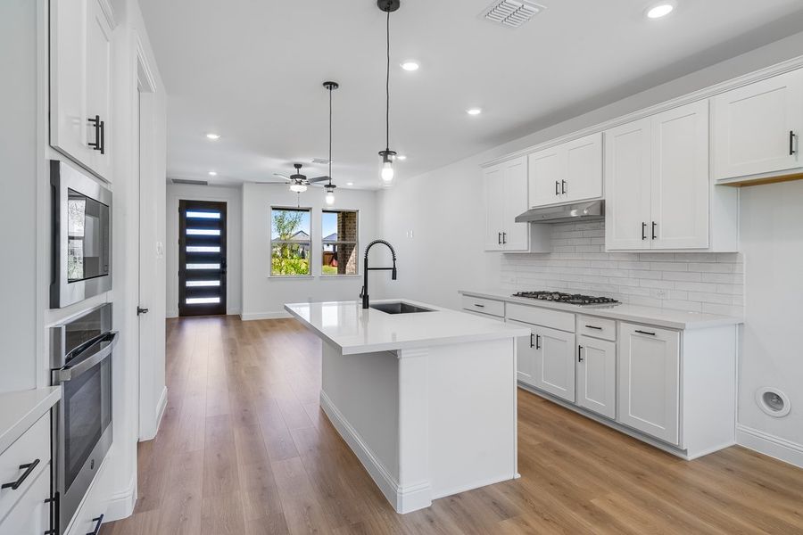 Representative furnished interior of a home built from the Tartini by Taylor Morrison in Cross Creek Meadows 40s, Celina (Image 12).