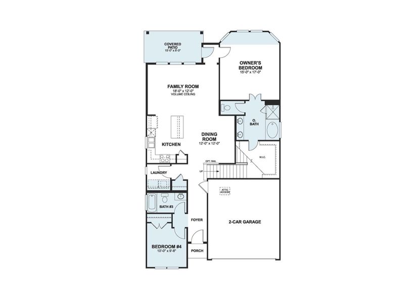 2D floor plan layout of this home in Heritage, Dripping Springs, TX (Image 2). 2D floor plan layout of this home in Heritage, Dripping Springs, TX (Image 2).