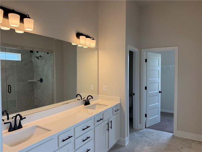 Furnished interior view inside a new home in Rosewood Lake Estates, Hoschton (Image 5).