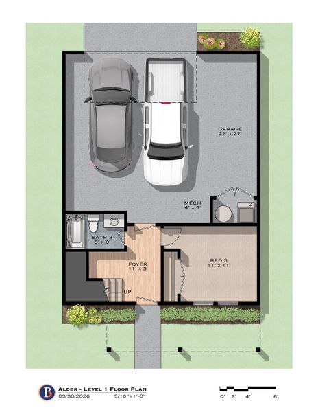 2D floor plan layout of this home in Heritage Commons, Andover, KS (Image 3).