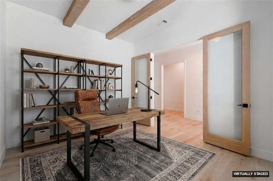 Furnished interior view inside a new home in , Gainesville (Image 41).