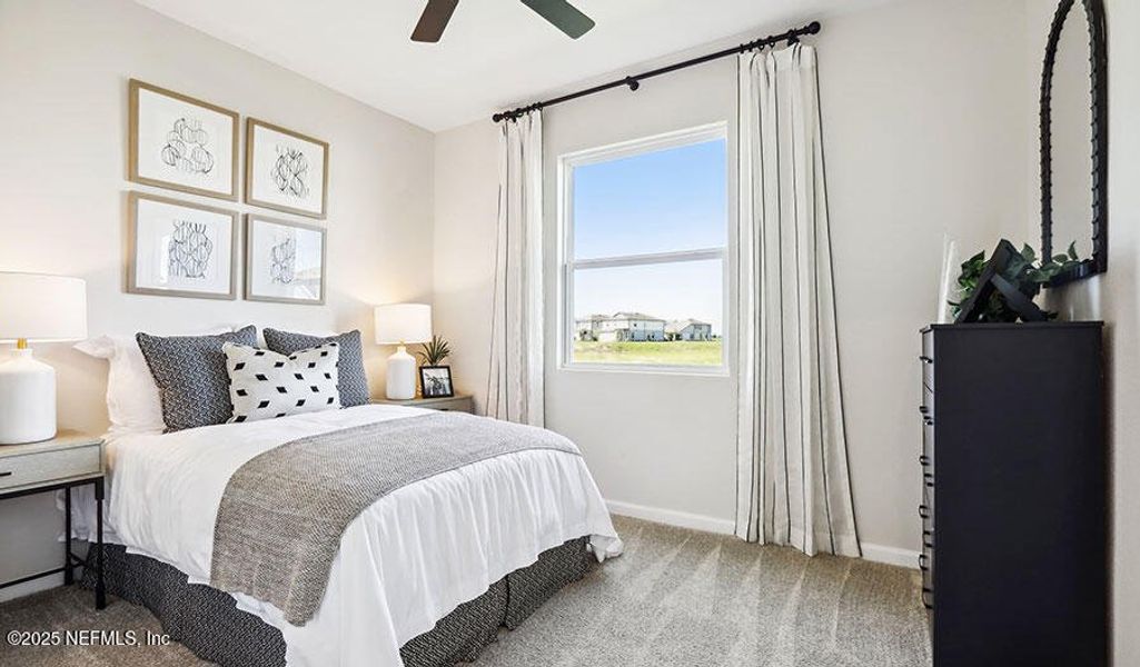 Furnished interior view inside a new home in , Jacksonville (Image 8). Furnished interior view inside a new home in , Jacksonville (Image 8).