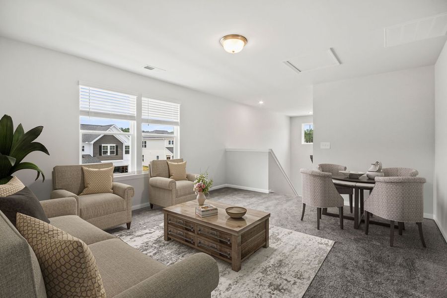 Representative furnished interior of a home built from the The Cade by Stanley Martin Homes in Crown Pointe, Simpsonville (Image 14).