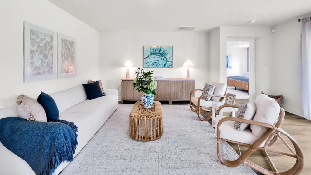 Furnished interior view inside a new home in Merchant Point, Jacksonville (Image 8).