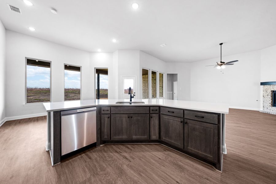 Furnished interior view inside a new home in Berkshire Estates, Mesquite (Image 8).