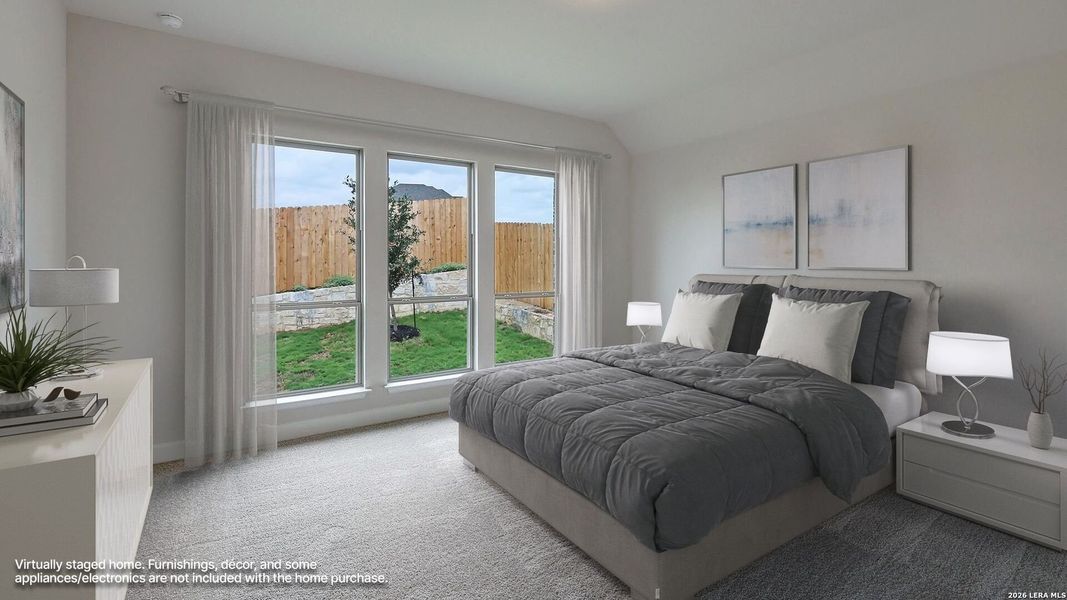 Furnished interior view inside a new home in Briggs Ranch, San Antonio (Image 7).