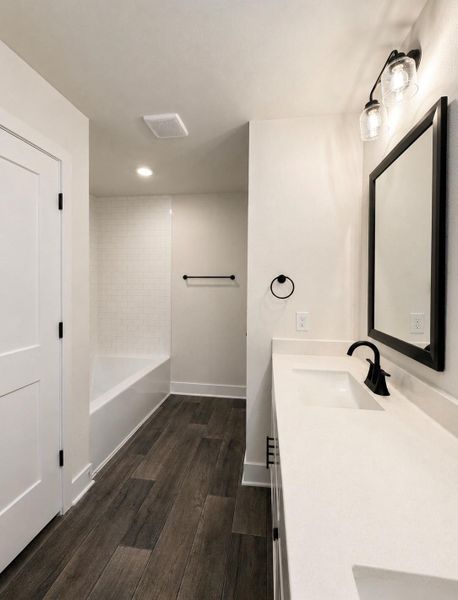 Furnished interior view inside a new home in River Ranch Trails, Dayton (Image 7).