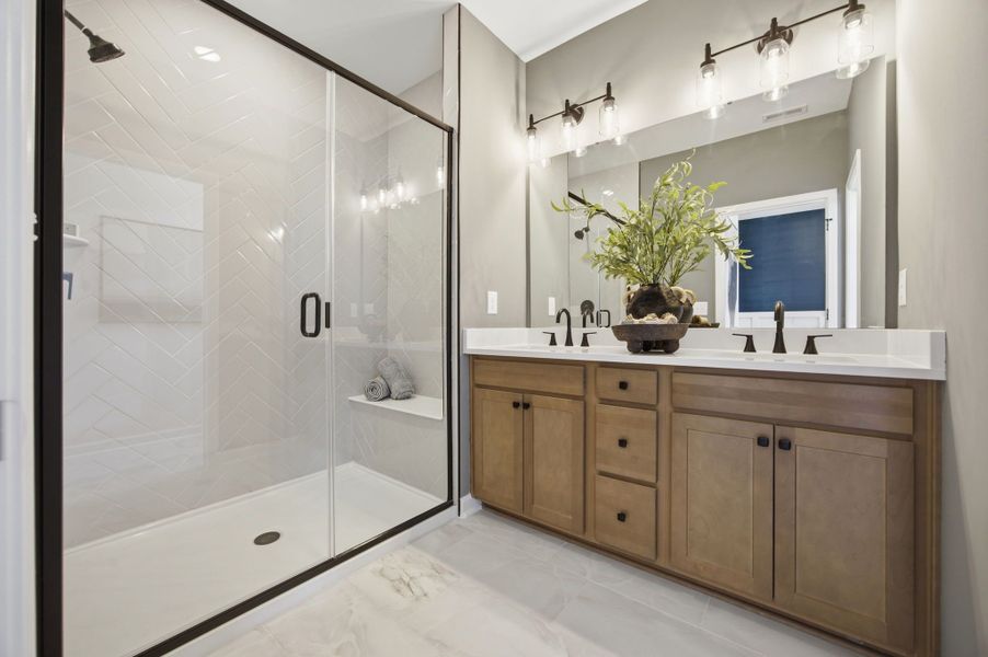 Representative furnished interior of a home built from the The Burke C by Davidson Homes LLC in Forestville Yard, Knightdale (Image 29).